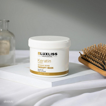 Маска с кератином Luxliss Keratin Intensive Repair mask 400м