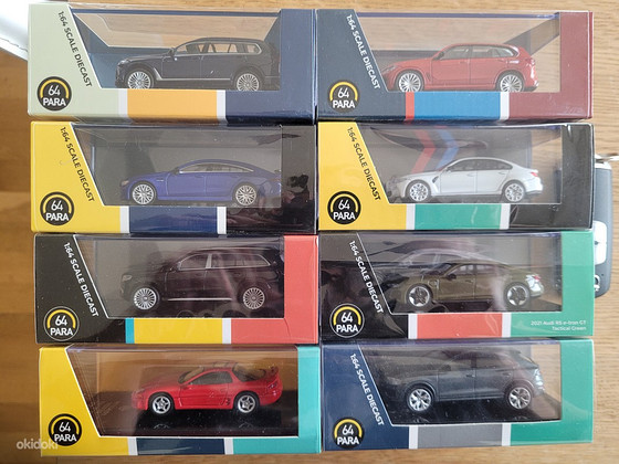 Модели автомобилей Para64 1:64 BMW, AUDI, Mercedes, Mitsubis