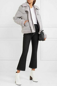 Victoria Victoria Beckham дубленка из овчины (1 фото из 3)