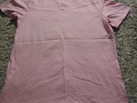Футболка, розовая, oversize
