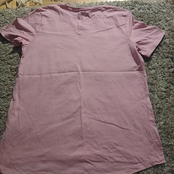 Футболка, розовая, oversize