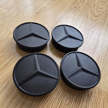 3d prinditud Veljekapslid Mercedes-Benz 75mm