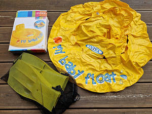 Laste rõngas istmega Intex, D70 cm + laste lestad (1 foto / 4)