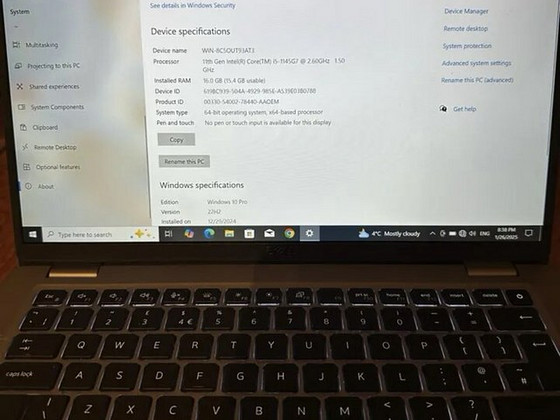 Dell 5420 (2021թ.) Intel Core i5-1145G7, 16 GB RAM, SSD-256G