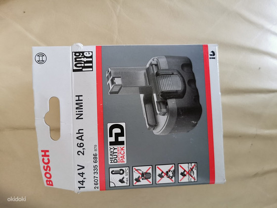 Аккумулятор Bosch 14,4V; 2,6 Ah; NiMH