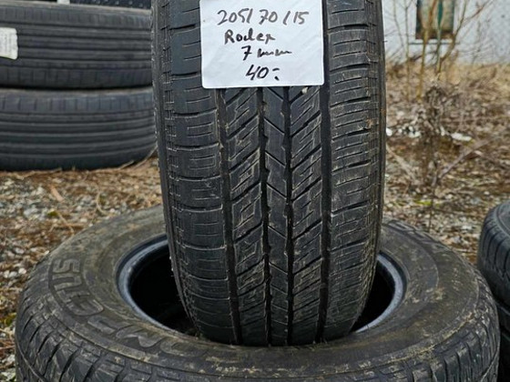 Шины R15 205 70 15 rodex 7mm 2шт