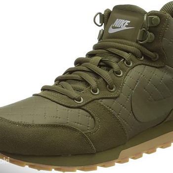 Nike High Top Sneakers, Green Olive Canvas 300 (43-44)