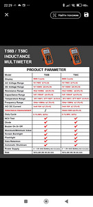 Multimeeter NJTY T58C (4 foto / 8)