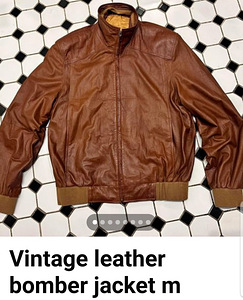 Meeste vintage nahktagi suurus 50 (2 foto / 3)