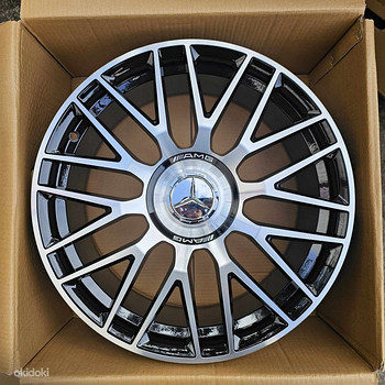 Veljed r22 5x112 Black polish Mersedes ML GL GLE GLS uued