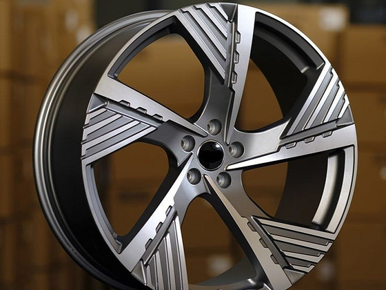 Диски R22 5x112 Audi Vw Mat темно-серые новые