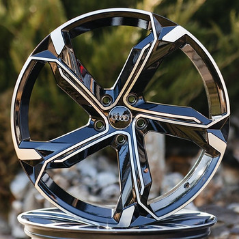Veljed r22 5x112 Audi Vw Skoda Black polish uued