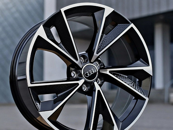 Veljed r21 5x112 Audi Vw Skoda Black polish uued