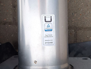 JUAL katusekaev PVC materjalist de110, 400mm pikk (2 foto / 2)