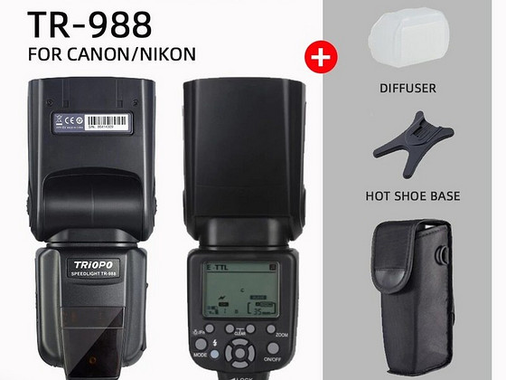 Вспышка TRIOPO TR-988 TTL HSS High Speed Sync