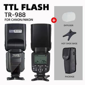 Вспышка TRIOPO TR-988 TTL HSS High Speed Sync (1 фото из 4)