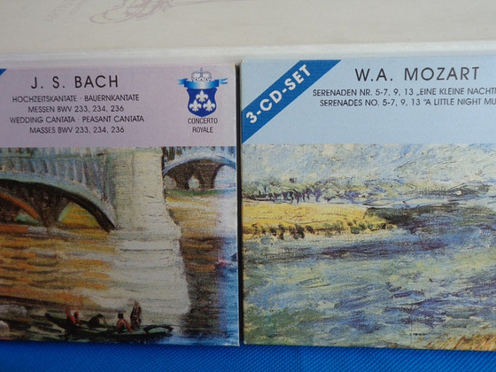 J.S.BACH и W.A.MOZART 3-cd-sets.-новые-
