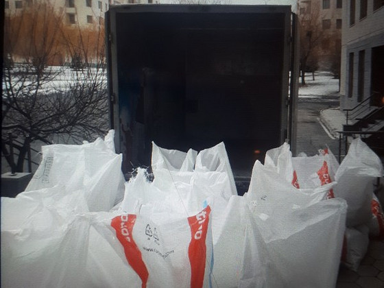 Շին աղբի անպետք իրերի հեռացում Բանվորական ուժով բեռնափոխադրո