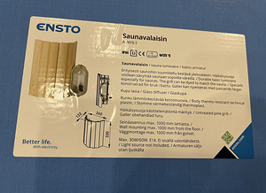 Dekoratiivne kate saunalambi jaoks (3 foto / 3)