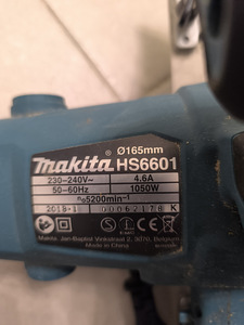 MAKITA HS 6601 дисковая пила (2 фото из 3)
