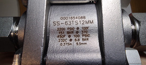 Roostevaba kuulventiil, 316 teras, 12 mm toru - SS-63TS12MM (2 foto / 6)