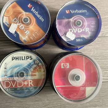 DVD plaadid tühjad, uued