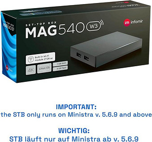 Infomir MAG540 | original Linux TV box from the manufacturer (2 фото из 8)