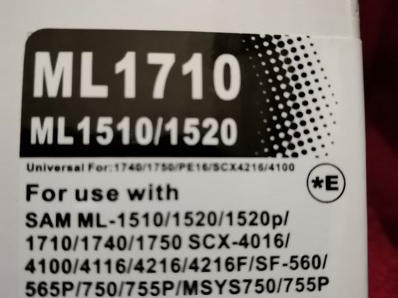 TOONER Samsung ML1710, ML1520, SCX4100, SCX4216F