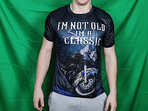 I'm not old I'm a classic ütlus särgil motika disainiga (2 foto / 2)
