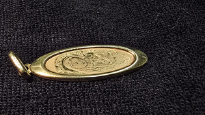 Kuld ripats 585 proov (№L1218) (5 foto / 6)