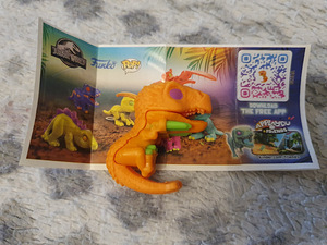 UUS Kinder Joy jurassic world crocanthosaurus figuur kuju (1 foto / 1)