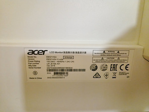 Acer EB321HQU Cbidpx 31.5" WQHD (2560 x 1440) IPS монитор (3 фото из 3)