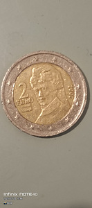 Монета 2евро 2002.г. (1 фото из 3)