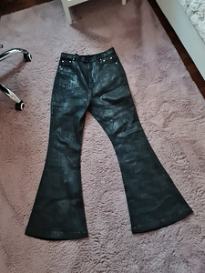 Rick Owens bolan cut waxed jeans (6 foto / 6)