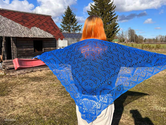 Haapsalu räti mustriga õlarätt