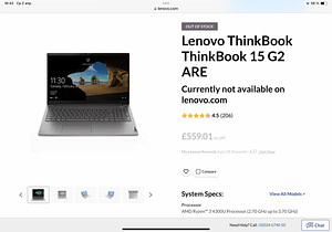 Lenovo ThinkBook 15 G2 ARE AMD Ryzen (7 фото из 7)