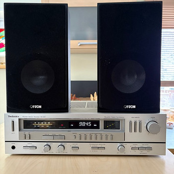 Müüa receiver Technics SA 222 koos kõlaritega