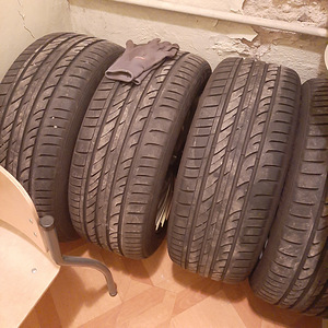 MAK 19" 255/50R19 5x130 литые диски с летними шинами (3 фото из 7)