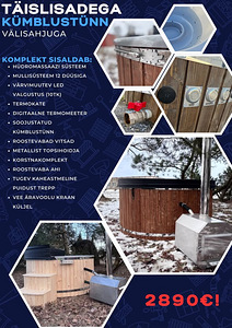 Mulli- ja hüdromassaazisüsteemiga soojustatud Kümblustünn! (1 foto / 9)
