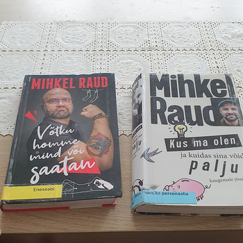 Продаются две книги Михкеля Рауда.