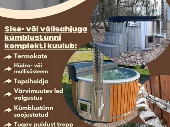 Soojustatud Kümblustünn Mulli- või hüdromassaazi süsteemiga!