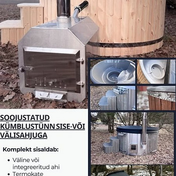 Soojustatud Kümblustünn Led valgustus ja termokattega