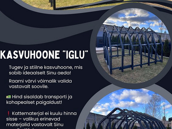 Kasvuhoone "iglu"
