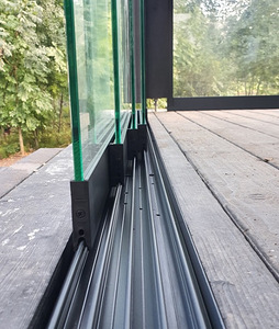 Slider Next bezrāmju bīdāmā sistēma, lodžija 3 m, 3 vērtnes (2 foto no 10)