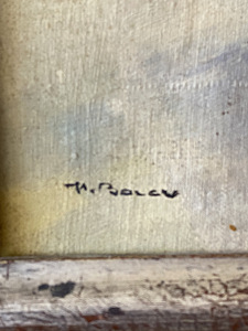 Vintage maal / lillekimp vaasis (3 foto / 3)