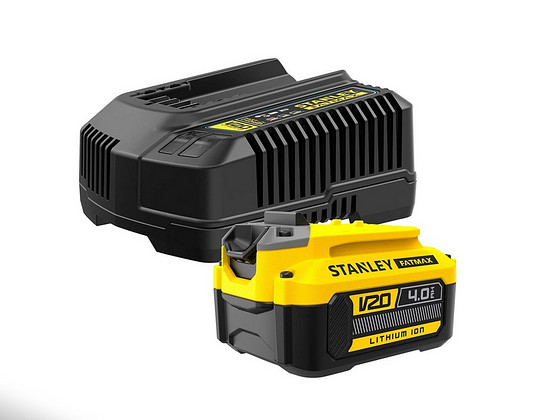 Aku Stanley V20 18 V 4.0 Ah + Laadija