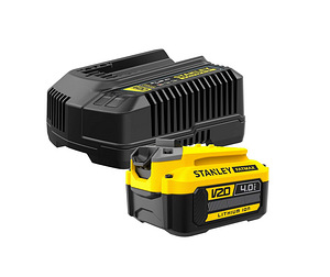 Aku Stanley V20 18 V 4.0 Ah + Laadija (1 foto / 3)