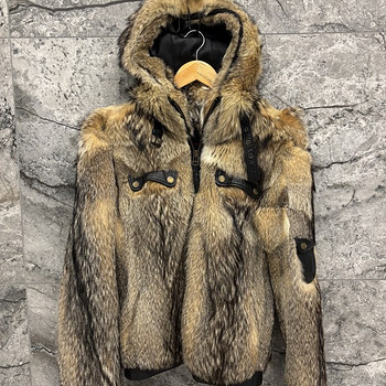 Rare! Stella Rossa Arctic Wolf Fur Coat