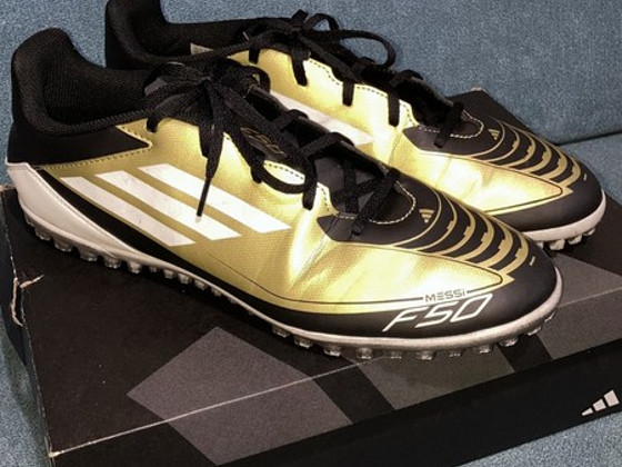ADIDAS F50 CLUB MESSI TURF BOOTS
