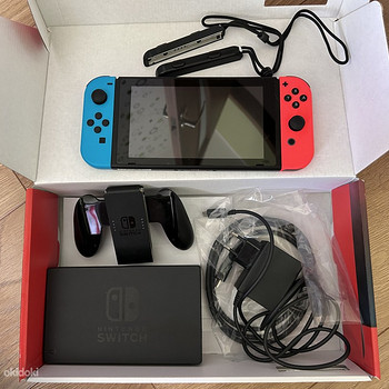 Nintendo Switch konsool, täiskomplekt.